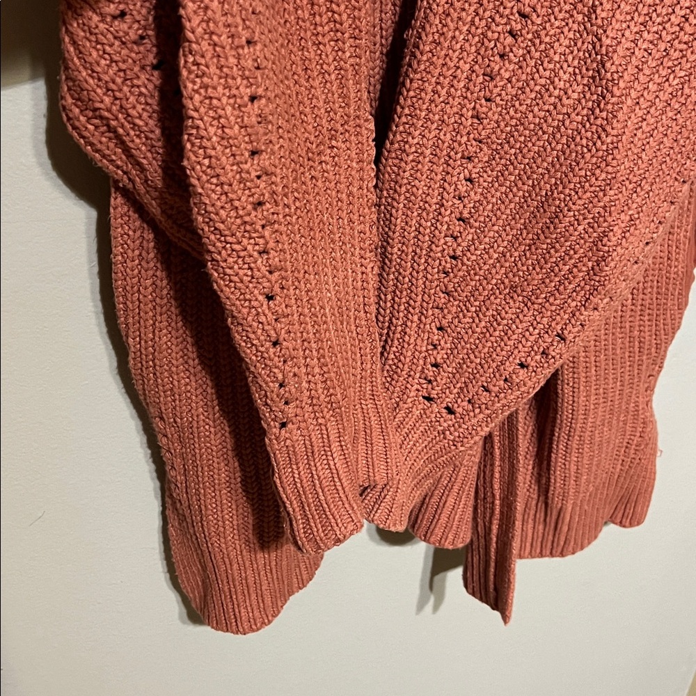 Free People Nightingale Knit Cardigan Pink Women's Size M - Picture 3 of 8